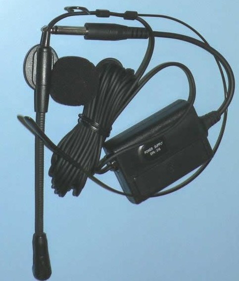 Driver-Mic headset microphone simply plugs straight into most existing car/bus/boat stereo systems